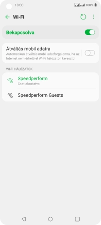 A befejezéshez, és ahhoz, hogy visszatérhess a főképernyőhöz, nyomd meg a főgombot.