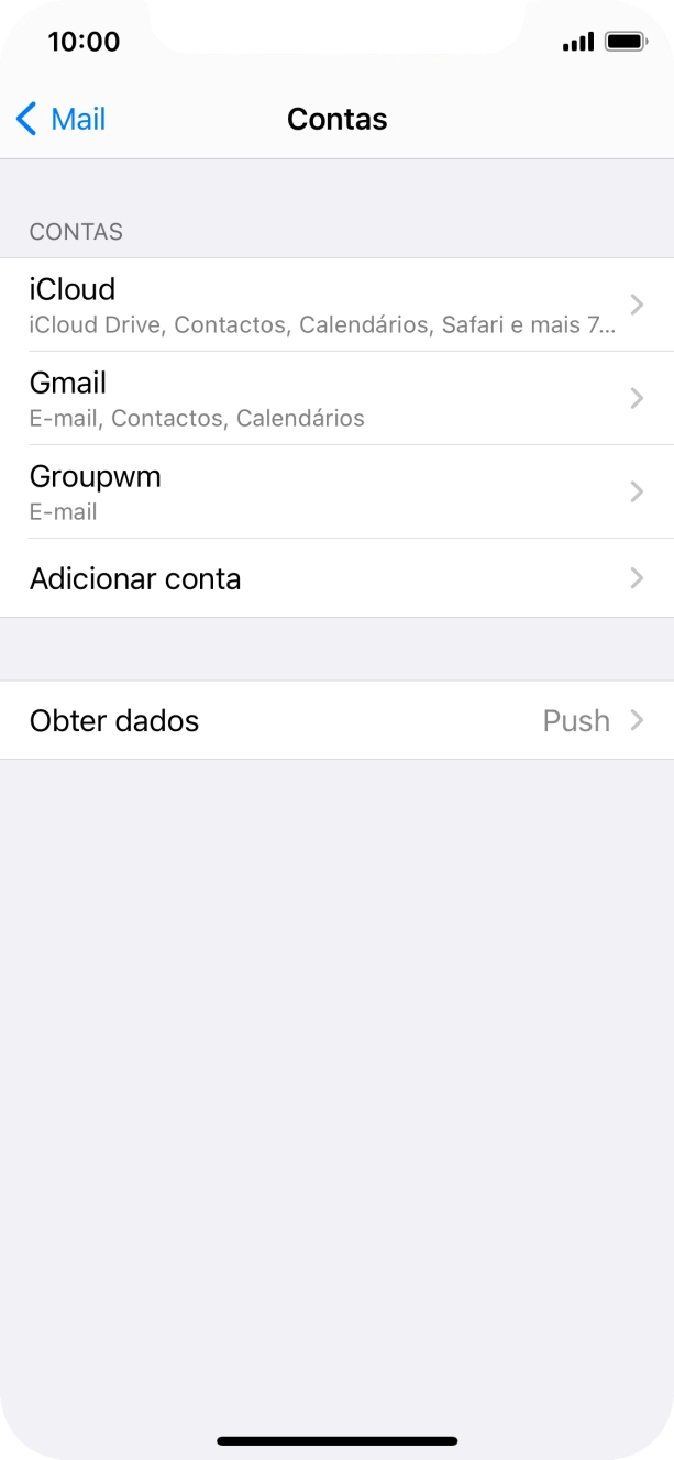 Prima a conta pretendida.