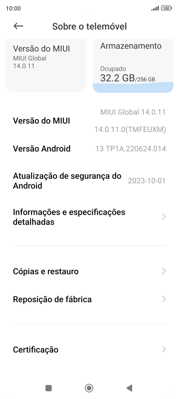 Prima Reposição de fábrica.