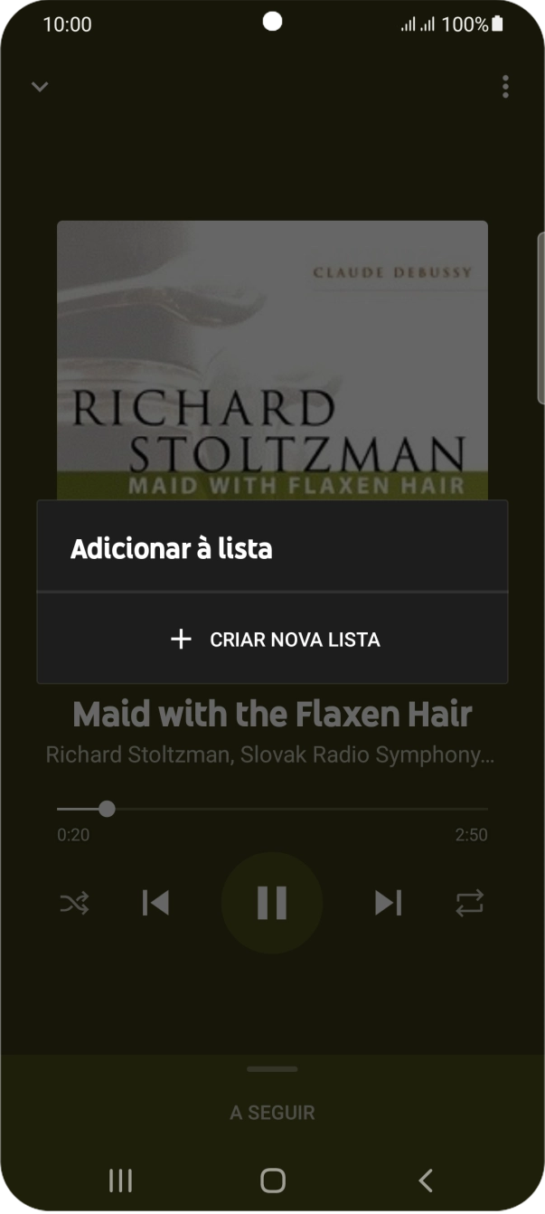 Prima CRIAR NOVA LISTA.