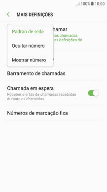 Prima Mostrar número para ativar a visualização do seu número.