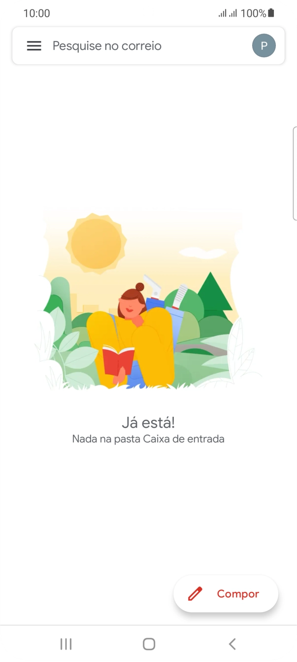 Prima o ícone de perfil.