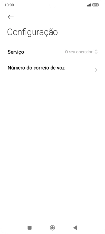 Prima Número do correio de voz.