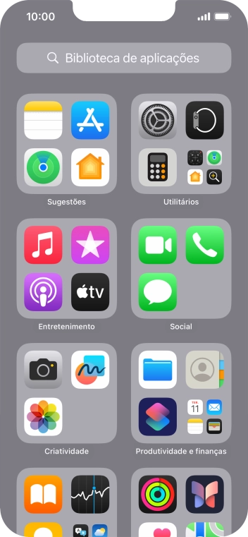 Prima a app pretendida.