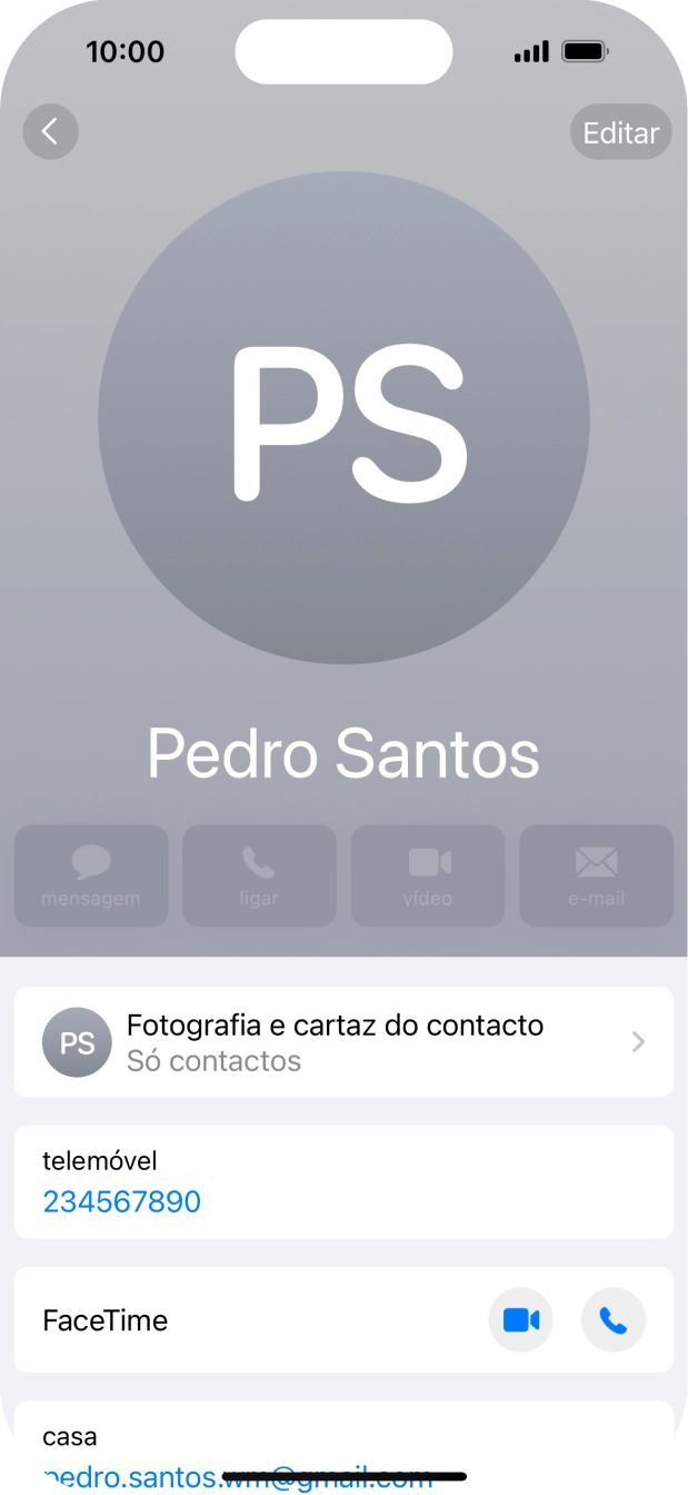 Prima Fotografia e cartaz do contacto.