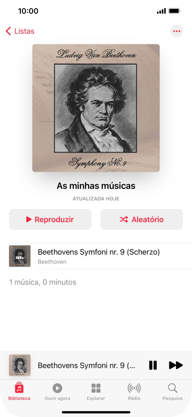 Prima o título da música.