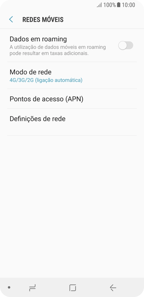 Prima Pontos de acesso (APN).