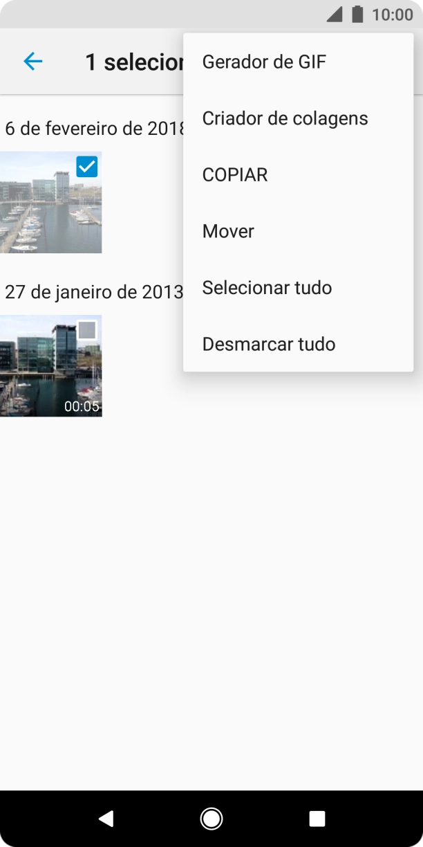Prima Selecionar tudo.