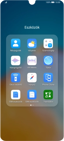 Válaszd a Névjegyzék lehetőséget.