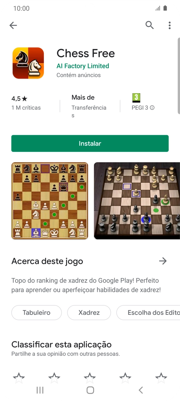 Prima Instalar e siga as indicações no ecrã para instalar a app.