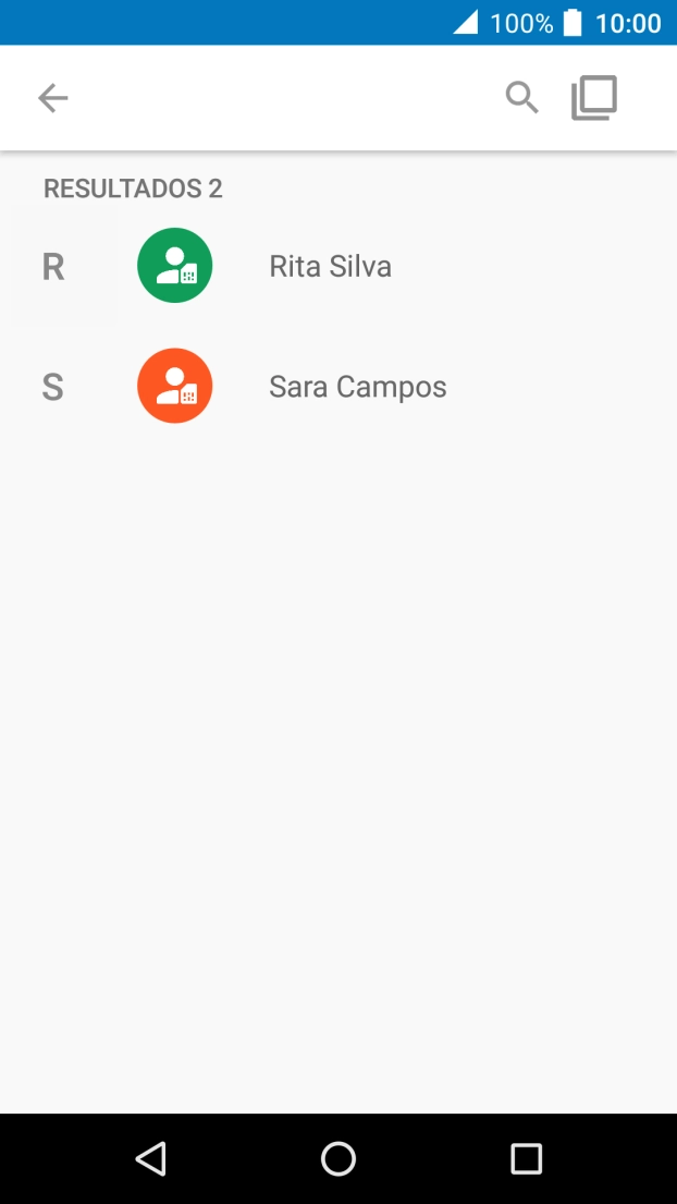 Prima o ícone para selecionar todos.