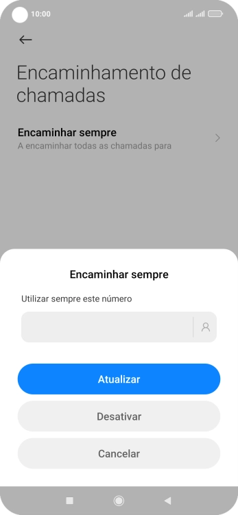 Prima Desativar.