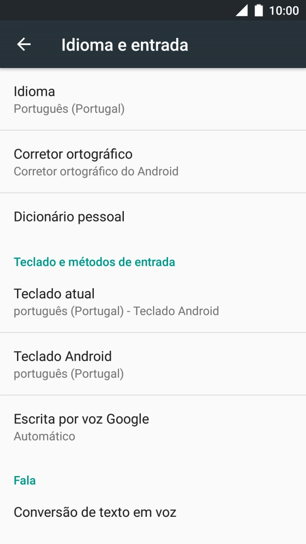 Prima Teclado Android.