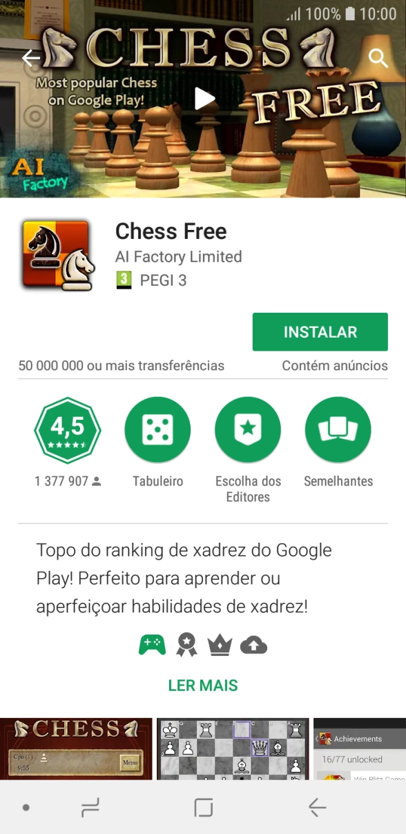 Prima INSTALAR e siga as indicações no ecrã para instalar a app.