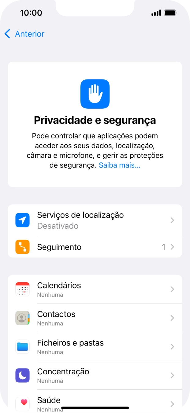 Prima Serviços de localização.