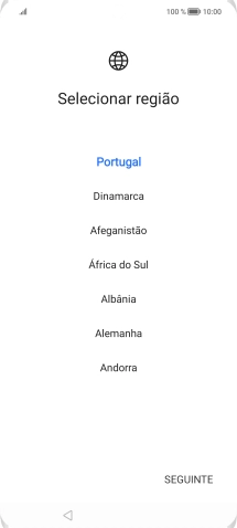 Prima o país pretendido.
