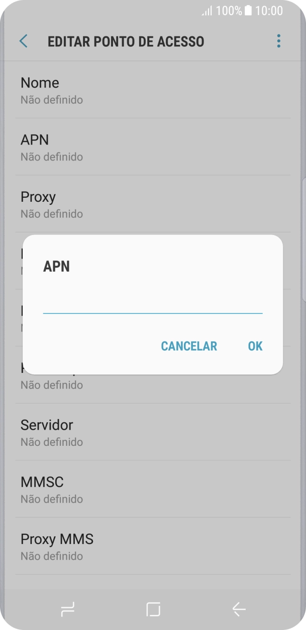 Introduza net2.vodafone.pt e prima OK.