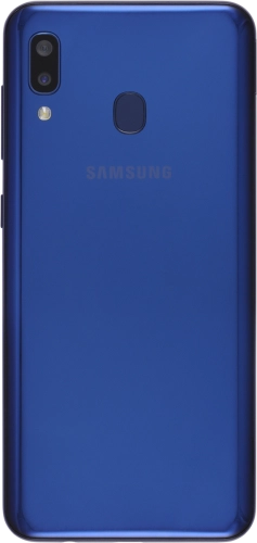 Imagen 2: Vista posterior del Samsung Galaxy A20 - MidnightBlue