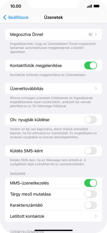 Húzd az ujjad felfelé a kijelző aljáról, hogy visszatérj a kezdőképernyőhöz.