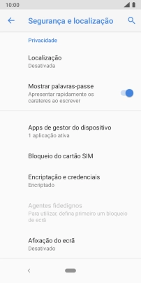 Prima Bloqueio do cartão SIM.