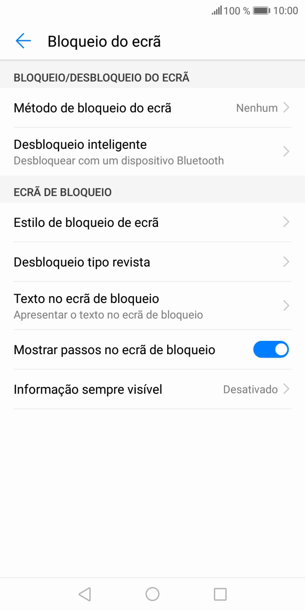 Prima a tecla de início para terminar e voltar ao ecrã inicial.