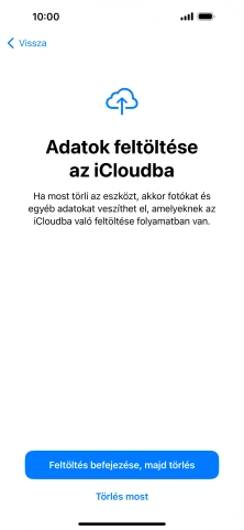 Válaszd ki a kívánt beállítást.