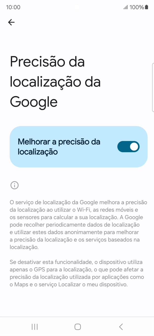 Se premir o indicador junto a 