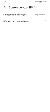 Prima Número de correio de voz.
