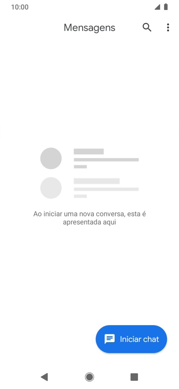 Prima Iniciar chat.