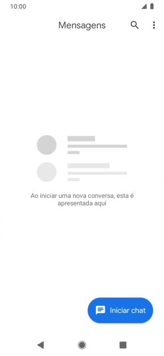 Prima Iniciar chat.
