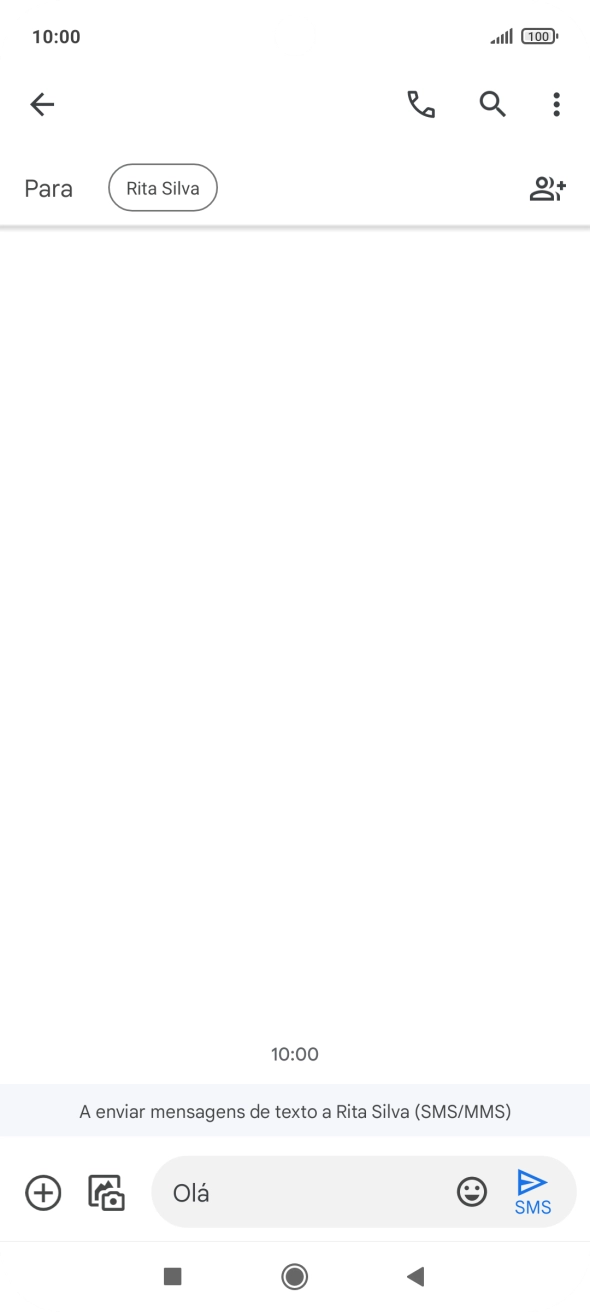 Prima o ícone de câmara.