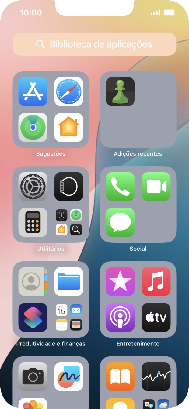 Prima a app pretendida.