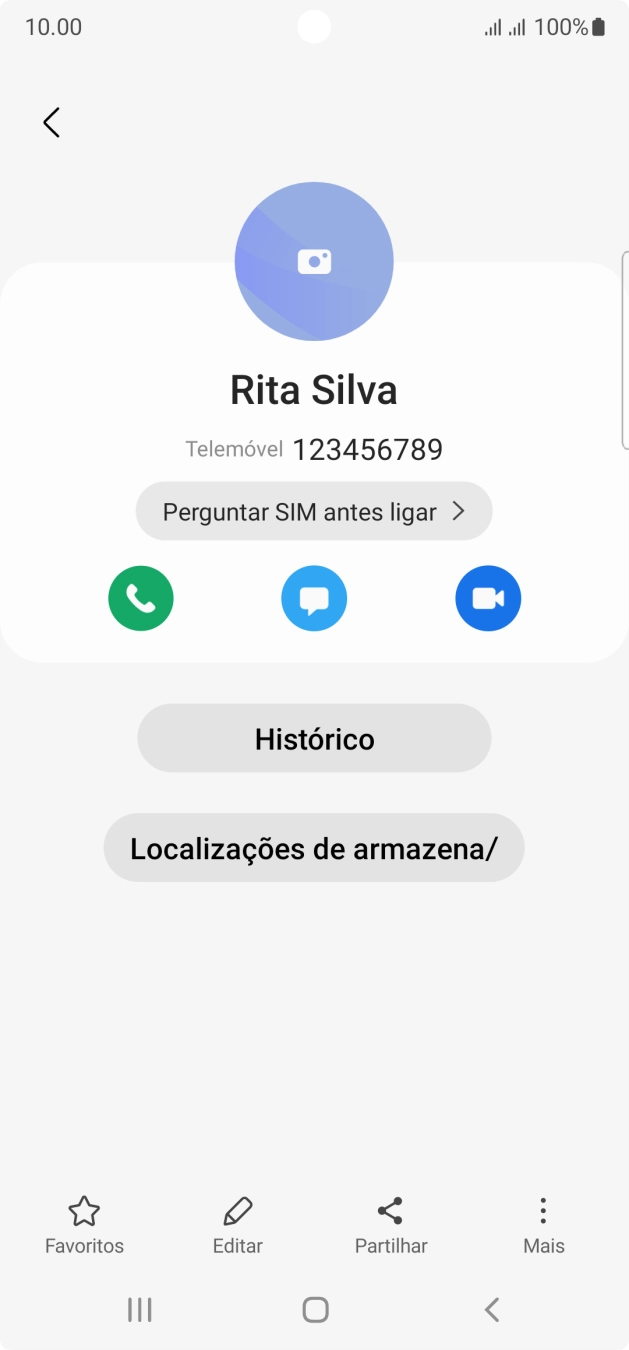 Prima a tecla de início para terminar e voltar ao ecrã inicial.