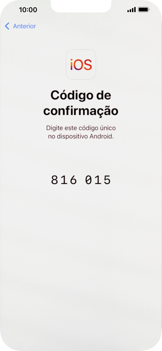 Siga as indicações no ecrã e na app 