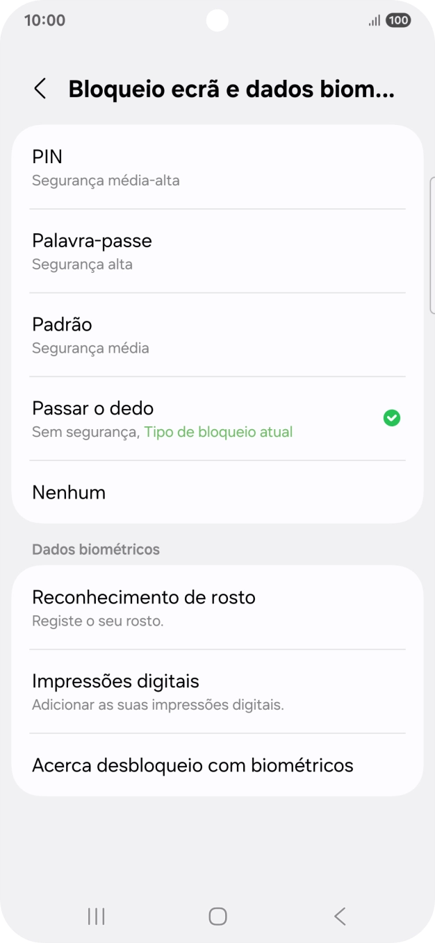 Prima Impressões digitais.