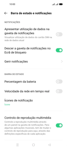 Prima Gerir notificações.