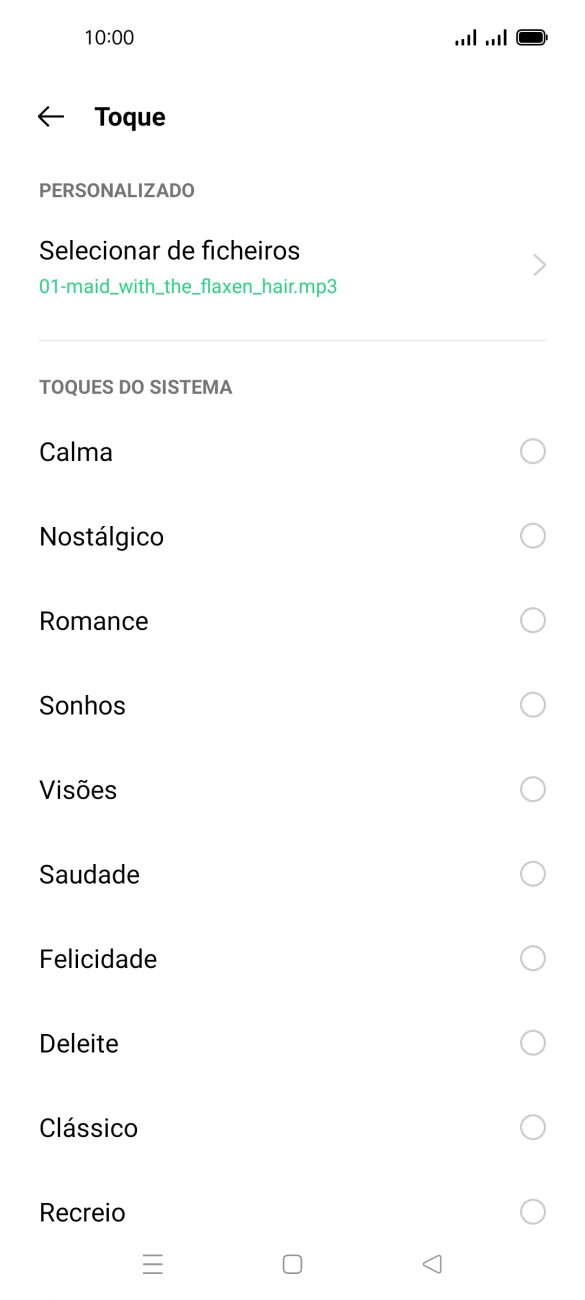 Prima a tecla de início para terminar e voltar ao ecrã inicial.
