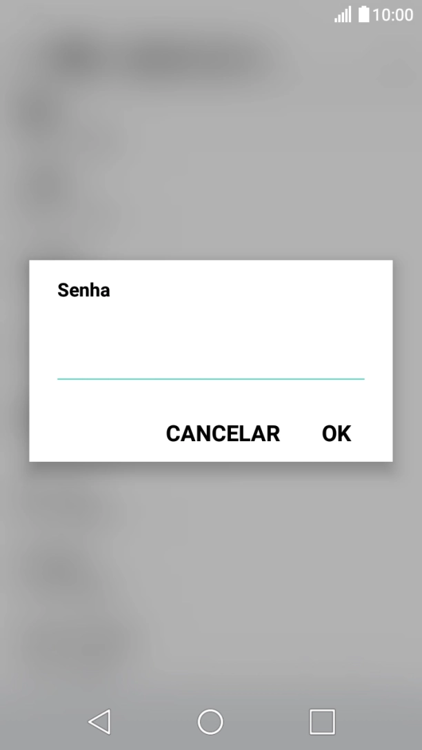 Introduza vodafone e prima OK.