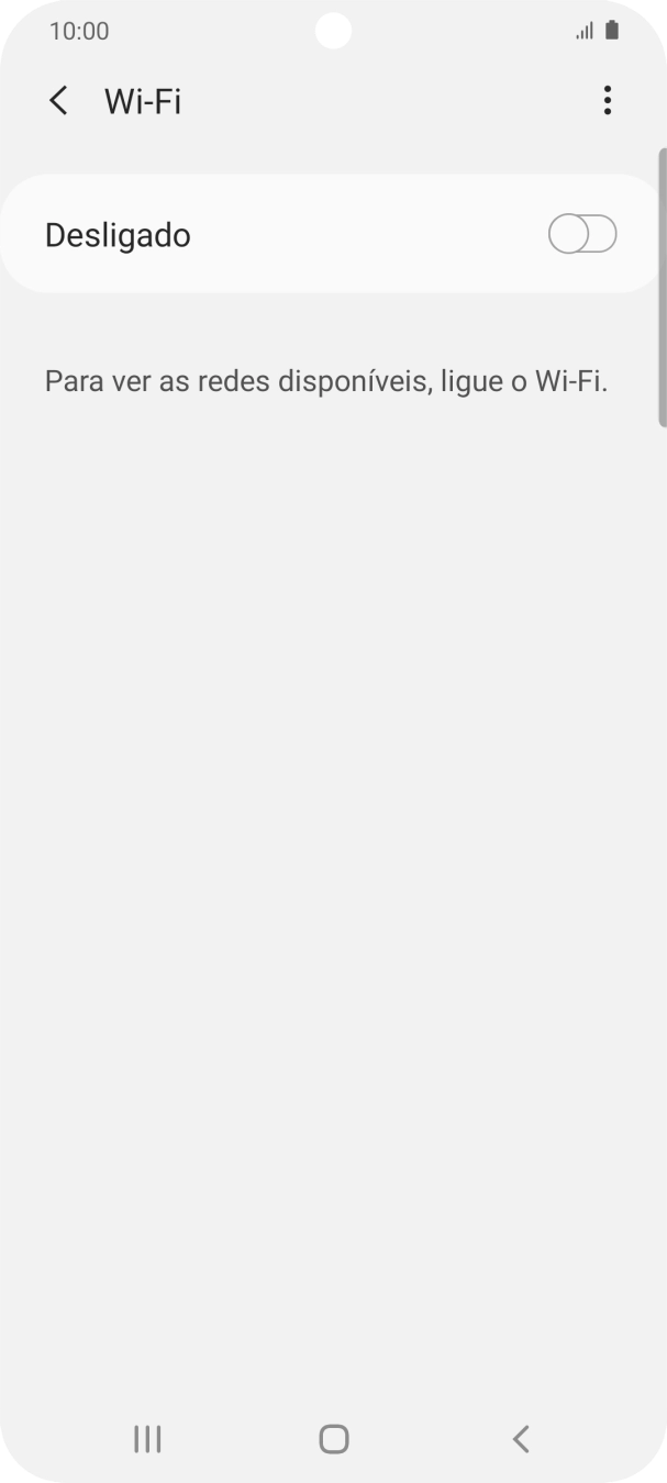 Prima o indicador para ativar a função.