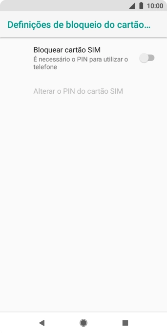 Prima a tecla de início para terminar e voltar ao ecrã inicial.