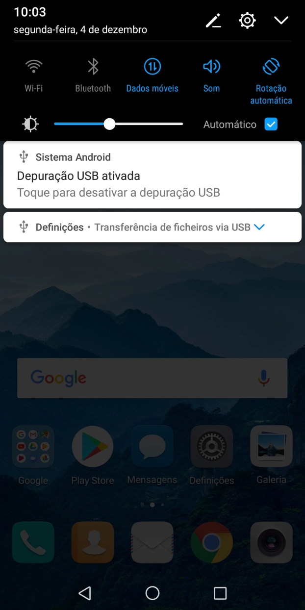 Prima o ícone de ligações.