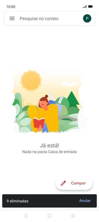 Prima o ícone de perfil.