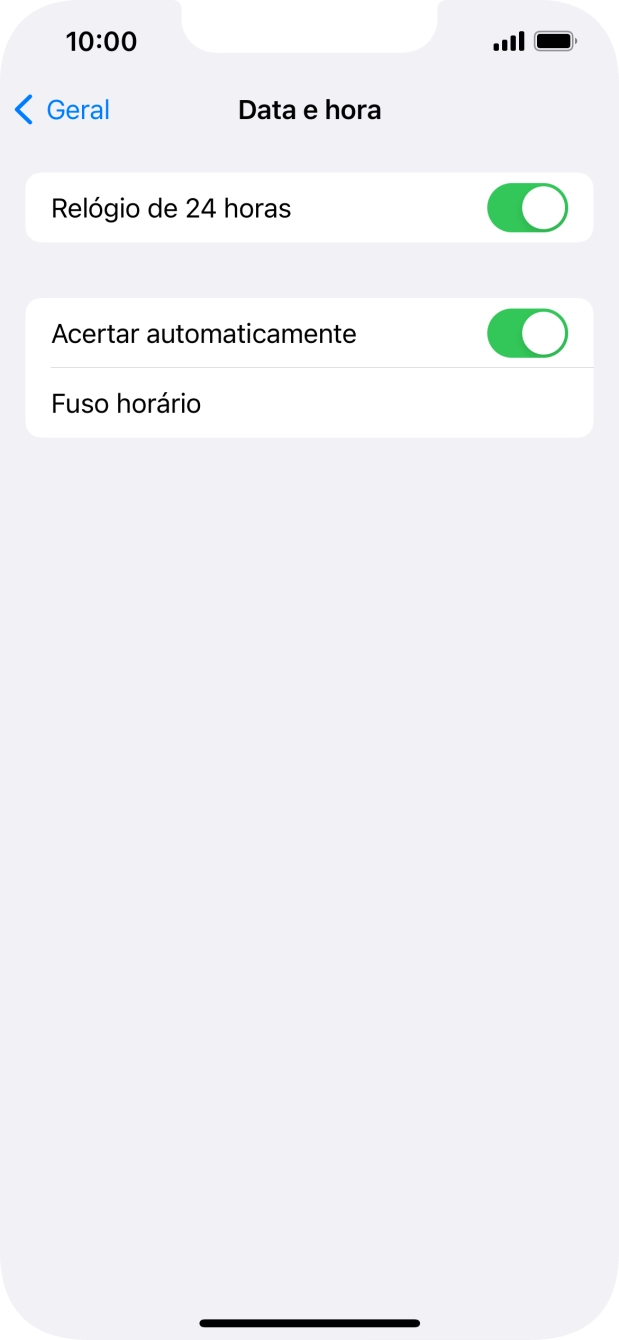 Para voltar ao ecrã inicial, deslize o dedo de baixo para cima a partir da base do ecrã.