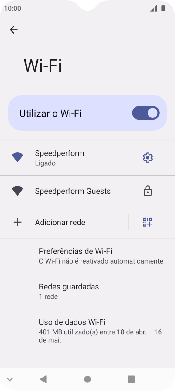 Prima a tecla de início para terminar e voltar ao ecrã inicial.