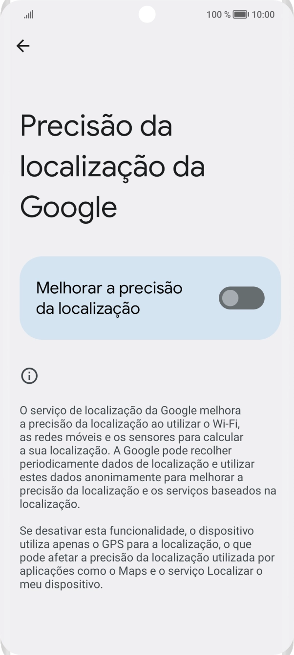 Se premir o indicador junto a 