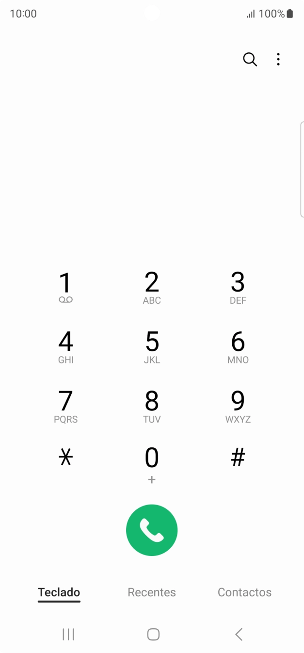 Prima o ícone de menu.