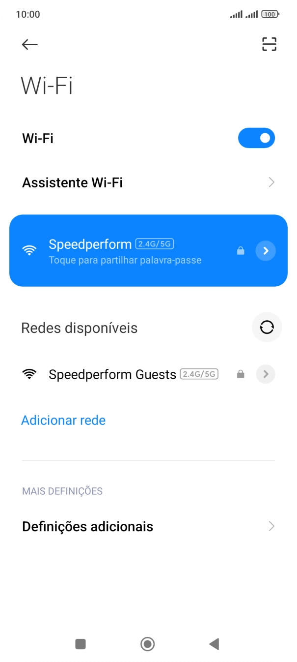 Prima a tecla de início para terminar e voltar ao ecrã inicial.