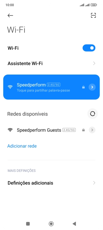Prima a tecla de início para terminar e voltar ao ecrã inicial.