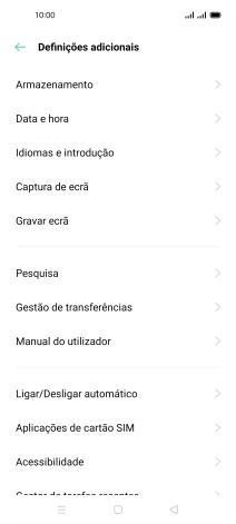Prima Data e hora.