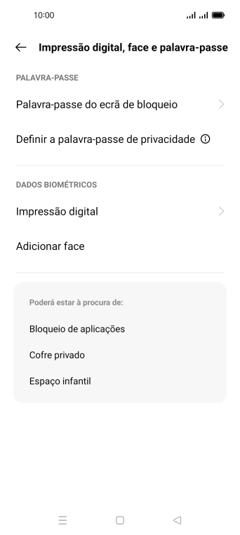 Prima a tecla de retrocesso.